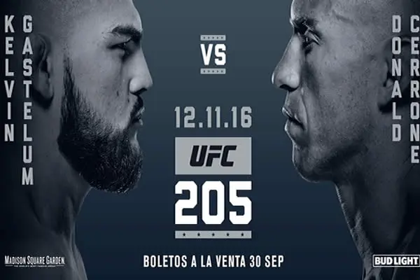 El 27 de Septiembre conferencia para dar a conocer los combates de UFC 205