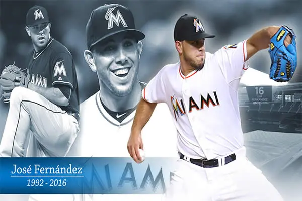 Marlins de Miami están de luto por la pérdida del lanzador José Fernández