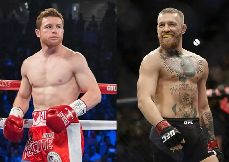 El Canelo Álvarez y Conor McGregor entran en guerra de declaraciones