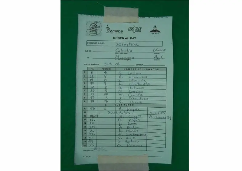 Selección de béisbol sub-18 lista para enfrentarse a Colombia