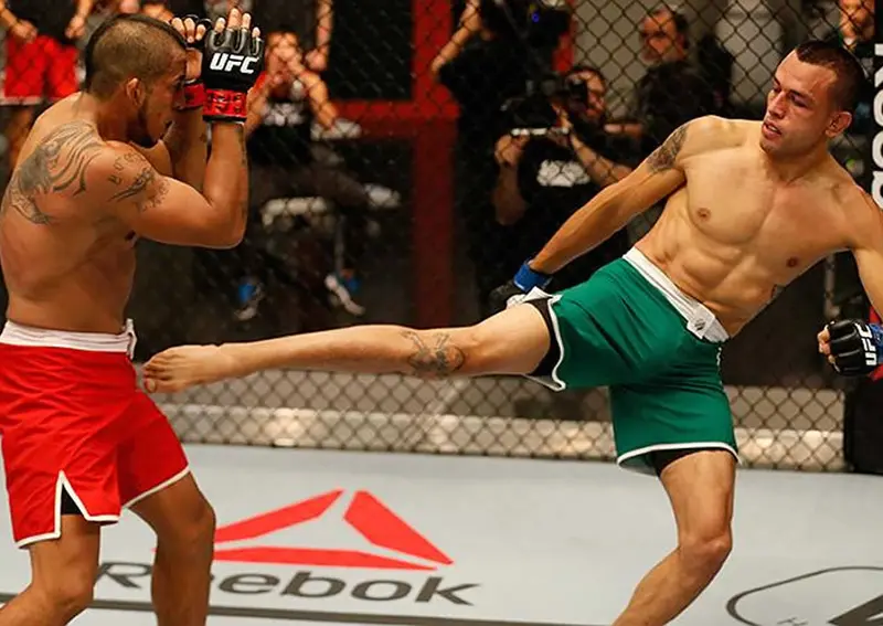 Yasser Castillo protagonizó un gran combate contra Leonardo Rodriguez en TUF Latinoamerica