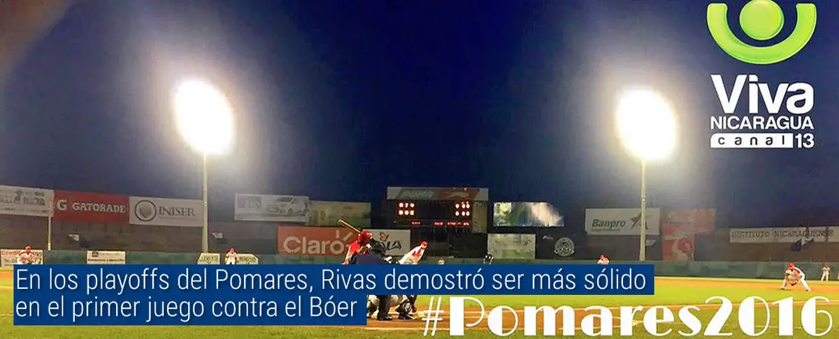 En los playoffs del Pomares, Rivas demostró ser más sólido en el 1er juego contra el Bóer