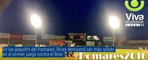 En los playoffs del Pomares, Rivas demostró ser más sólido en el 1er juego contra el Bóer