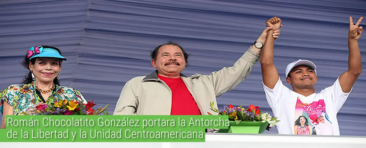 Román González portará Antorcha de la Libertad y la Unidad Centroamericana