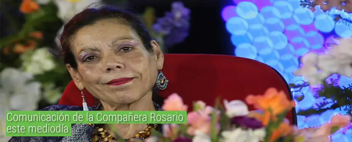 Comunicación de la Compañera Rosario este mediodía