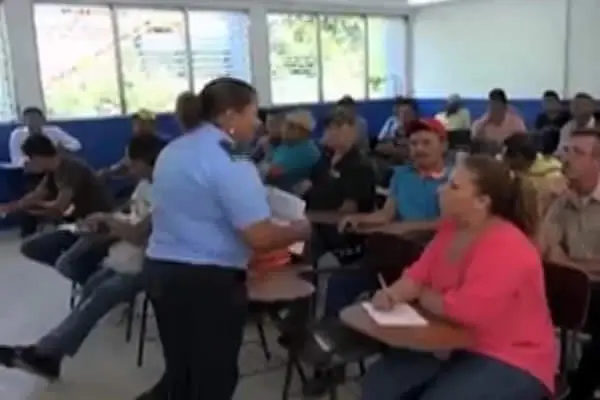 Capacitan a Policías Electorales de Matagalpa