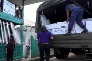 Material Electoral llega a la Costa Caribe