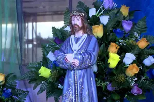 Inauguran Exposición de “Nuestros Santos Patronos” en Plaza La Fe