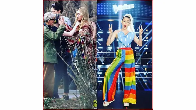 Los vestidos de Miley Cyrus diseñados por Agatha Ruiz de la Prada
