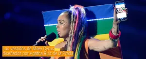 Los vestidos de Miley Cyrus diseñados por Agatha Ruiz de la Prada