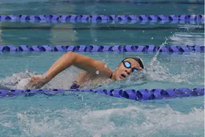 Nadadores inspirados en el Campeonato Nacional de Velocidad Piscina Corta