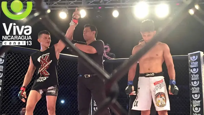 Erick "El Jaguar" Soza será el primer peleador Nica de MMA en competir en otro continente
