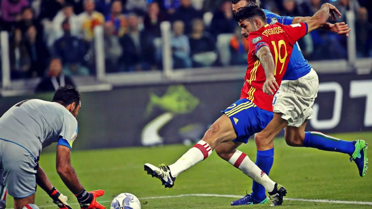 España igualó 1-1 ante Italia en Turín por las Eliminatorias Europeas
