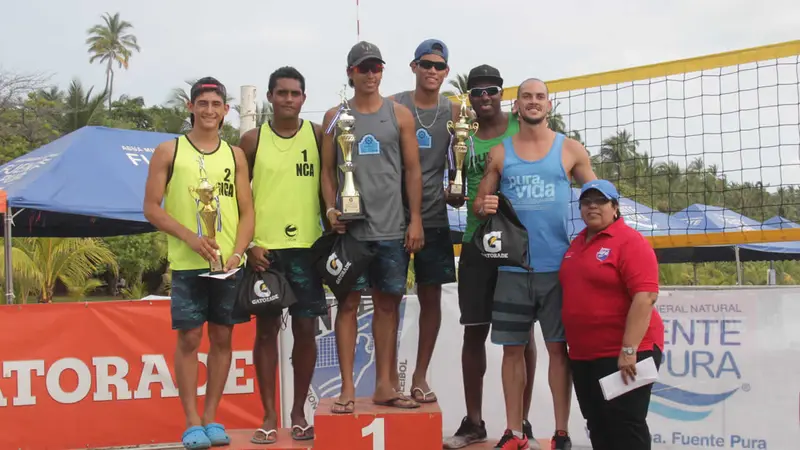 Costa Rica y Nicaragua los mejores en el Open de Voleibol de Playa en Montelimar