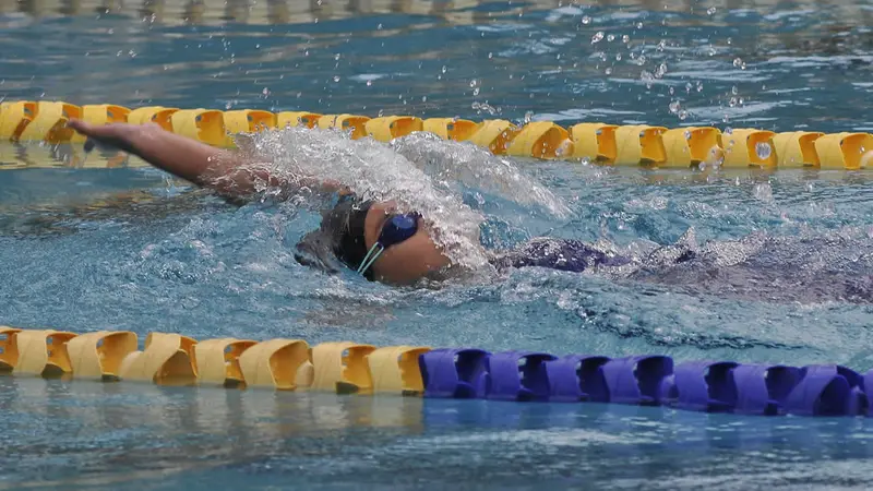 Nadadores inspirados en el Campeonato Nacional de Velocidad Piscina Corta
