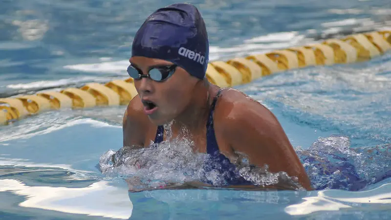 Nadadores inspirados en el Campeonato Nacional de Velocidad Piscina Corta