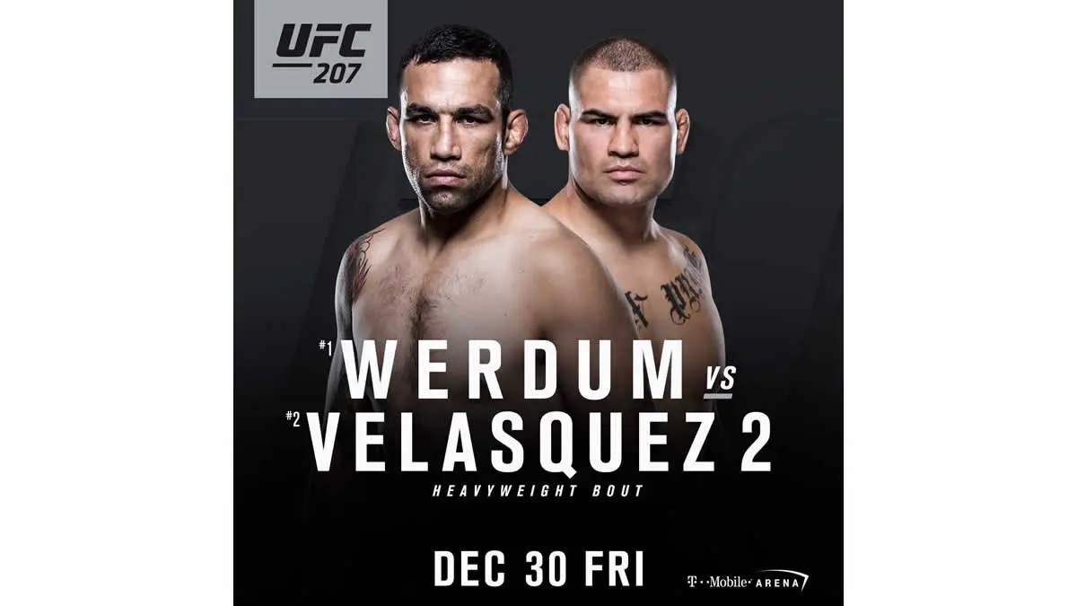 La revancha entre Werdum y Caín se confirma para UFC 207