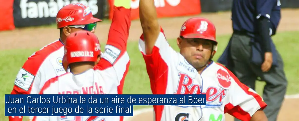 Juan Carlos Urbina le da un aire de esperanza al Bóer en el tercer juego de la serie final