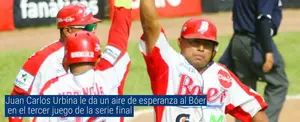 Juan Carlos Urbina le da un aire de esperanza al Bóer en el tercer juego de la serie final