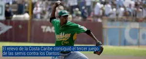 El relevo de la Costa consiguió el tercer juego contra los Dantos