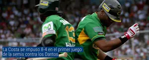 La Costa se impuso 8-4 en el primer juego de la semis contra los Dantos