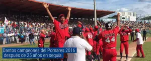 Dantos campeones del Pomares 2016 después de 25 años en sequía