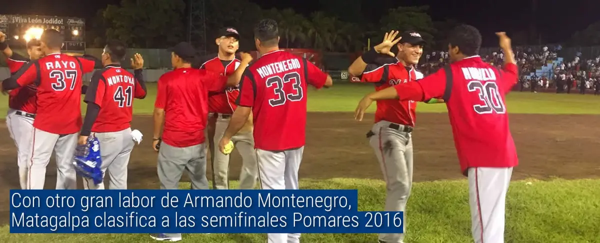 Armando Montenegro y Matagalpa clasifican a las semifinales