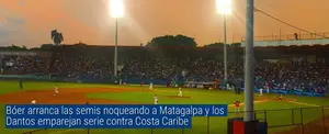 Bóer noquea a Matagalpa y Dantos emparejan serie contra Costa Caribe
