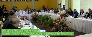 Expresidentes Latinoamericanos, Expertos Electorales y OEA conocen detalles de las Elecciones