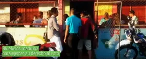 Bluefields madruga para ejercer su derecho al voto
