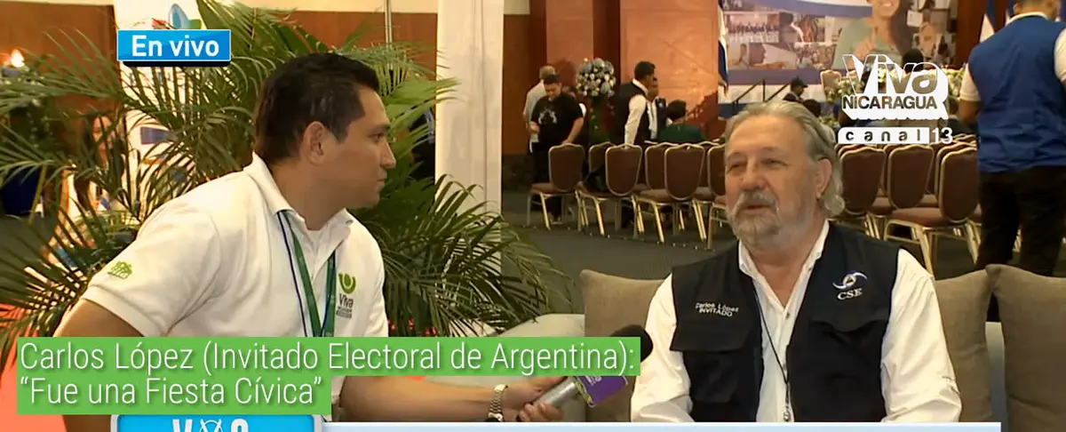 Carlos López (Invitado Electoral de Argentina): “Fue una Fiesta Cívica”