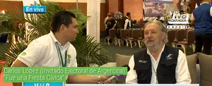 Carlos López (Invitado Electoral de Argentina): “Fue una Fiesta Cívica”