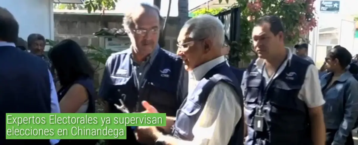 Expertos Electorales ya supervisan elecciones en Chinandega
