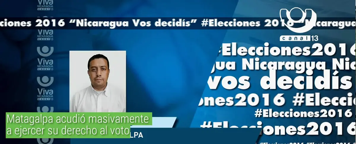 Matagalpa acudió masivamente a ejercer su derecho al voto
