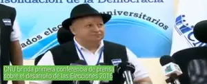CNU brinda primera conferencia de prensa sobre el desarrollo de las Elecciones 2016