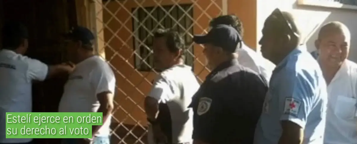 Estelí ejerce en orden su derecho al voto
