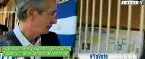 Ex Presidentes y Expertos Electorales inician visitas a Centros de Votación