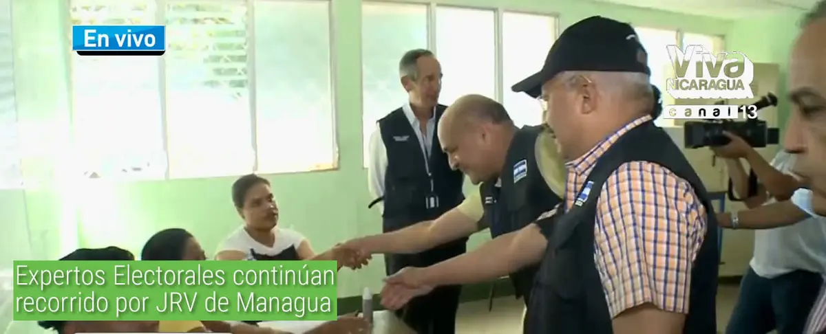 Expertos Electorales continúan recorrido por Juntas Receptoras de Votos de Managua