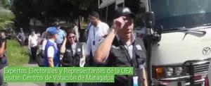 Expertos Electorales y Representantes de la OEA visitan Centros de Votación de Matagalpa
