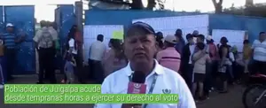 Población de Juigalpa acude desde tempranas horas a ejercer su derecho al voto
