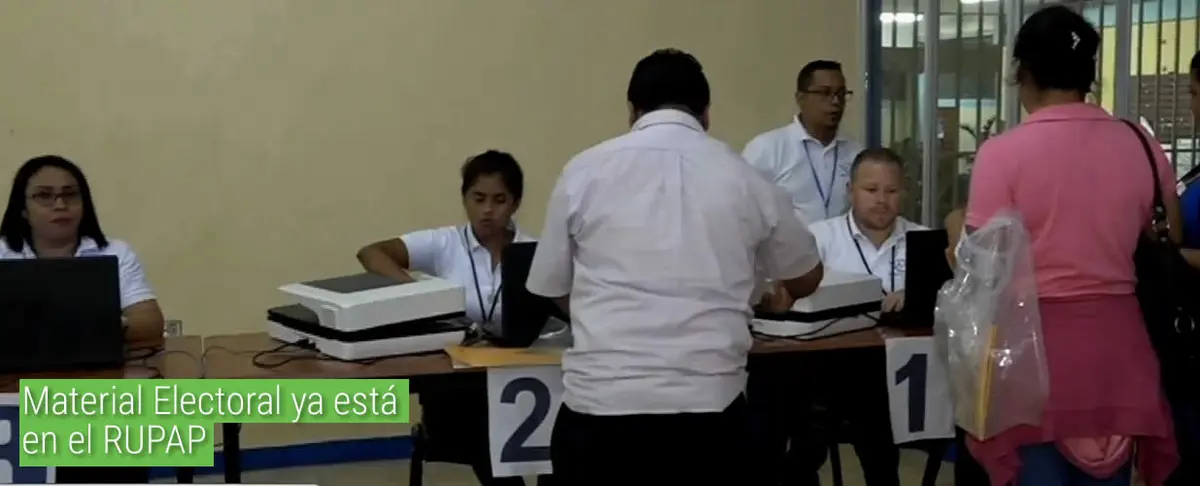 Material Electoral ya está en el RUPAP