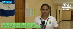 Empieza conteo de boletas en Cierre de Juntas Receptoras de Votos del MITRAB