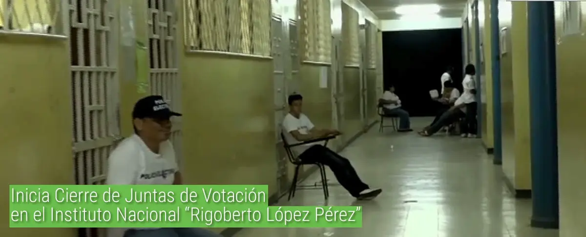Inicia Cierre de Juntas de Votación en el Instituto Nacional “Rigoberto López Pérez”