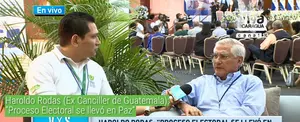 Haroldo Rodas (Ex Canciller de Guatemala): “Proceso Electoral se llevó en Paz”