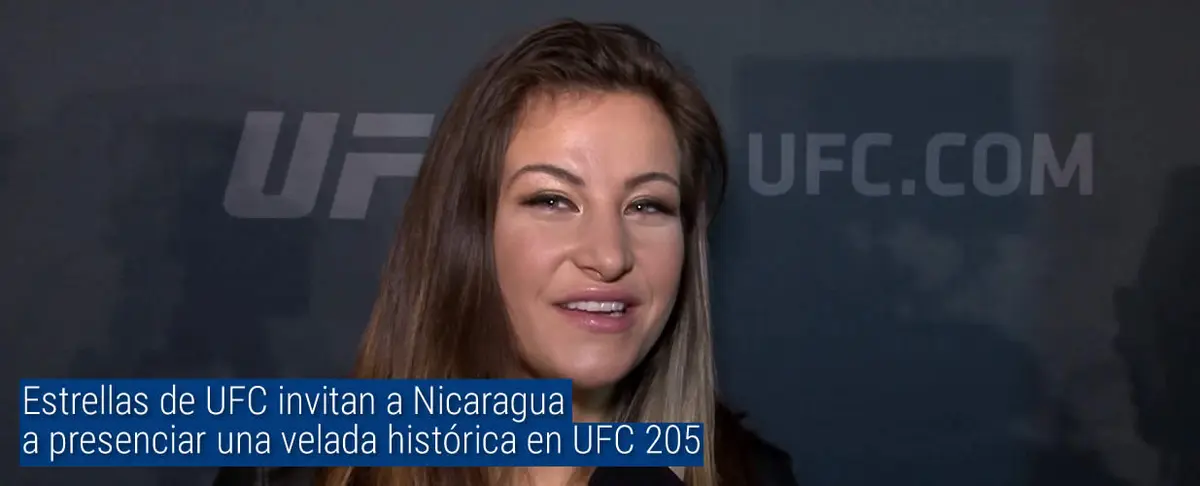 Estrellas de UFC invitan a Nicaragua a presenciar una velada histórica en UFC 205