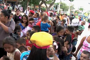 Niños disfrutan de tarde de diversión en el Parque “Luis Alfonso Velasquez Flores”