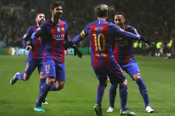 Messi y Neymar hacen de las suyas para que el Barcelona venciera 0-2 al Celtic en Escocia