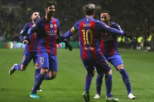 Messi y Neymar hacen de las suyas para que el Barcelona venciera 0-2 al Celtic en Escocia
