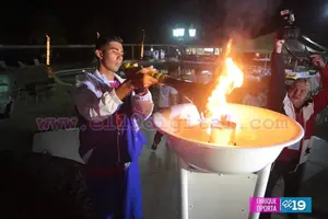 El pebetero se encendió para inaugurar los Juegos Deportivos Centroamericanos para Estudiantes con Discapacidad