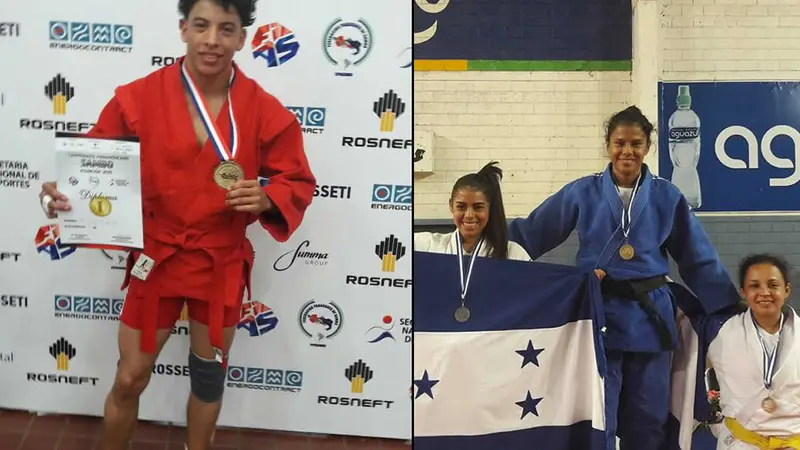 Sayra Laguna y Vicente Quintero representarán a Nicaragua en el mundial de Sambo en Bulgaria